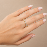 1.55ct Diamond 18K Gold Eternity Ring