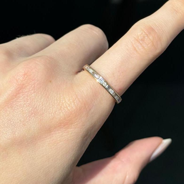 0.32ct Diamond 14K Gold Multi Shaped Band Ring