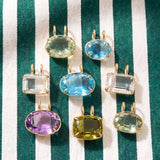 25.03ct Green Amethyst 18K Gold Medium Statement Pendant
