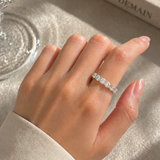 4.65ct Diamond 18K Gold Eternity Ring