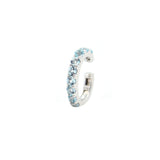 0.60ct Blue Topaz 18K Gold Ear Cuff