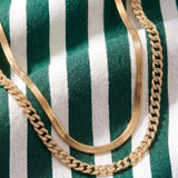 2.53ct Diamond 18K Gold Pave Miami Cuban Link Chain Necklace