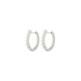 2.14ct Diamond 14K Gold Hoop Earrings