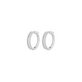 1.50ct Diamond 14K Gold Baguette Hoop Earrings