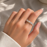 4.51ct Diamond 14K Gold Marquis Eternity Ring