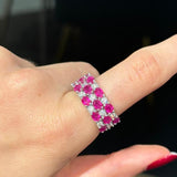 3.58ct Ruby Diamond 14K Ring