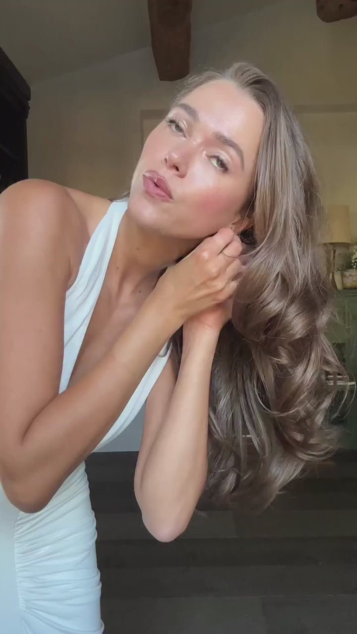 36.83ct Diamond Tanzanite Amethyst 18K Gold Cascade Earrings