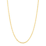 18KY 14.90g Canudinho Necklace 126cm