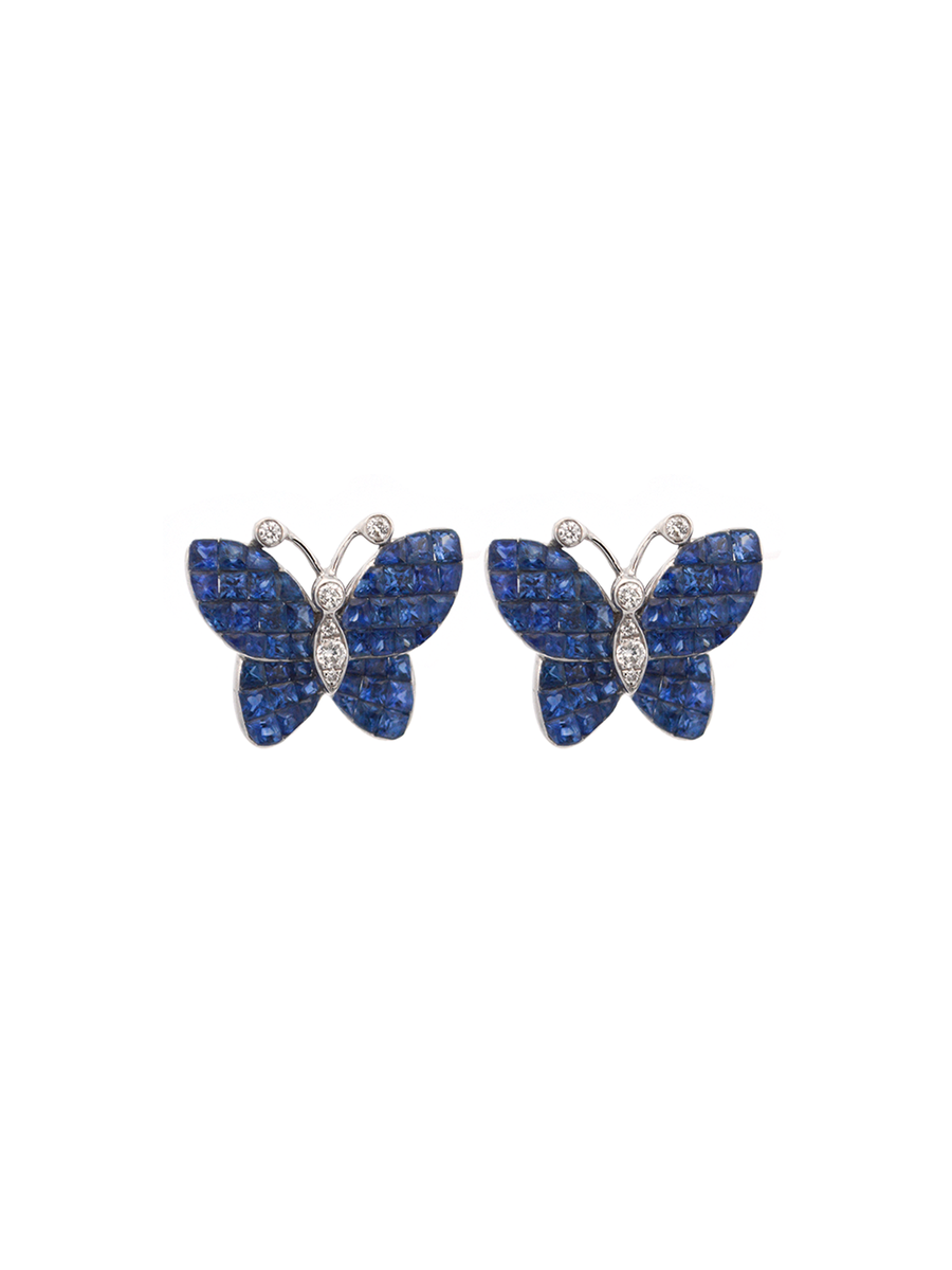 Sapphire online butterfly earrings