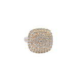 2.00ct Diamond 14K Gold Pave Cocktail Ring