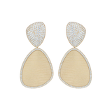 4.50ct Diamond 14K Gold Statement Dangle Drop Earrings