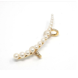 0.15ct Diamond Pearl 18K Gold Climber Ear Cuff