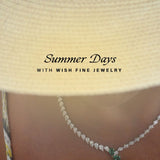 GIA 16.86ct Diamond Emerald 18K Gold Lariat Tennis Necklace