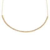 3.00ct Diamond 14K Gold Tennis Adjustable Choker Necklace